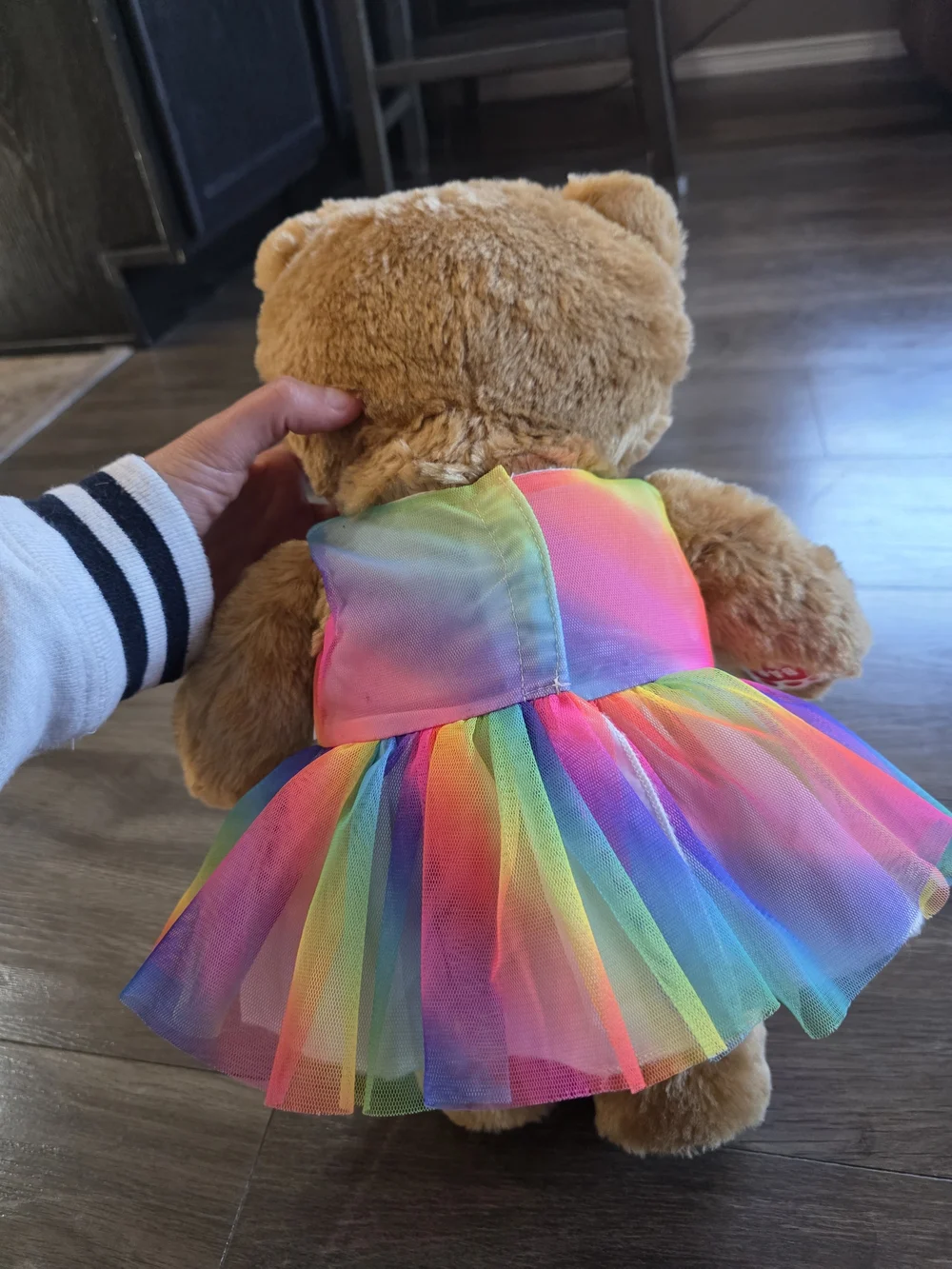 Build-A-Bear Birthday Edition in Rainbow Dress Bear and Dress Set- Kids Toy